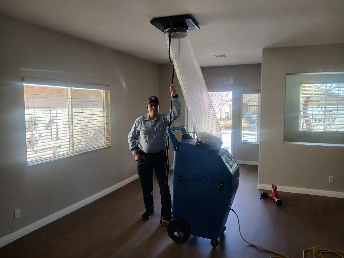 Professional Dryer Vent Cleaning work inside a Lantana home